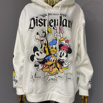 Orijinal baskı taşlı sweat shirt 