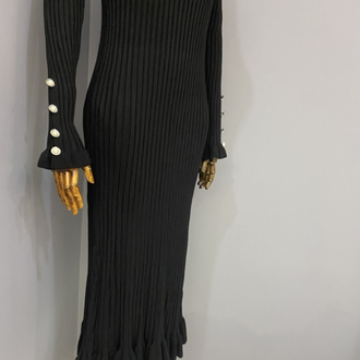 Basic triko elbise 