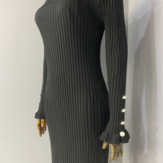 Basic triko elbise 