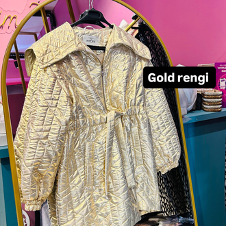 Gold trençkot 