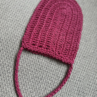 Pembe Hasır Luna Çanta