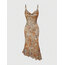 Leopar desen elbise