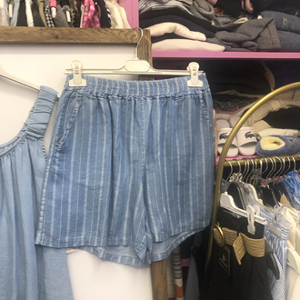 İthal tencel şort bluz takım
