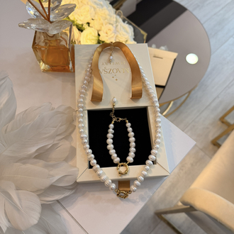 GERÇEK İNCİ KİLİT SET ✨