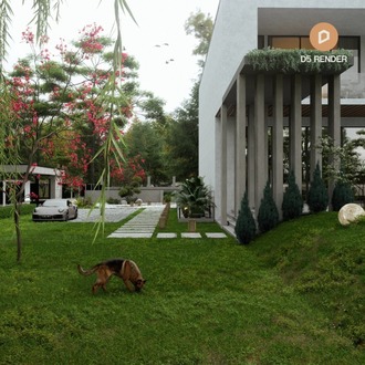 STILNESS HOUSE - 3D Dış Mekân Sahnesi