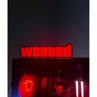 Gta Wasted Ledli Tablo (USB Type A ile çalışmaktadır)