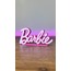 Barbie Yazılı Dekoratif Tablo