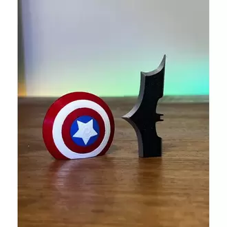 Batman Yarasa Bıçak Figürü Mıknatıslı -dolap Süs Dekorasyonu