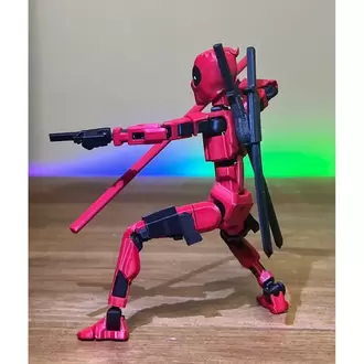 TİTAN TN13 Eklemli Hareketli Şekil Değiştirme Robotu Figür YEŞİL Silah Seti Dahil HEDİYELİK