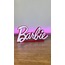 Barbie Yazılı Dekoratif Tablo