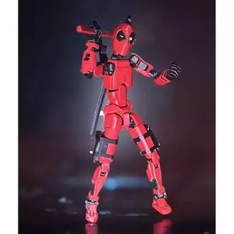 TİTAN TN13 Eklemli Hareketli Şekil Değiştirme Robotu Figür YEŞİL Silah Seti Dahil HEDİYELİK