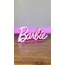 Barbie Yazılı Dekoratif Tablo