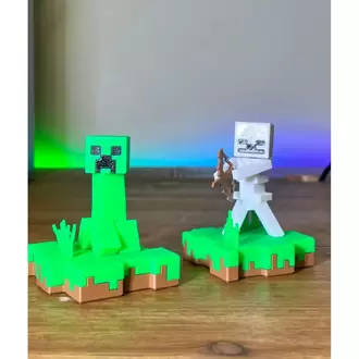 Minecraft İskelet ve Creeper Ada Hediyelik Figür