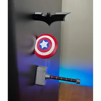 Batman Yarasa Bıçak Figürü Mıknatıslı -dolap Süs Dekorasyonu