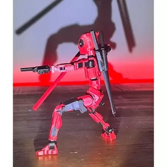 TİTAN TN13 Eklemli Hareketli Şekil Değiştirme Robotu Figür YEŞİL Silah Seti Dahil HEDİYELİK