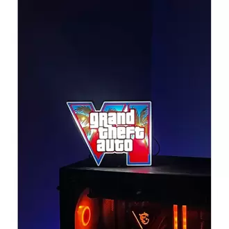 GTA 6 Aydınlatmalı Tablo (USB Type A ile çalışmaktadır.)
