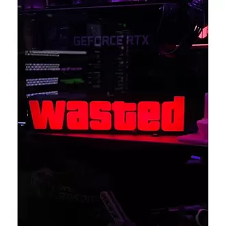 Gta Wasted Ledli Tablo (USB Type A ile çalışmaktadır)