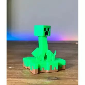 Minecraft Creeper Çim Ada Hediyelik Figür