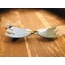 Wolf Flame Silver Mirror