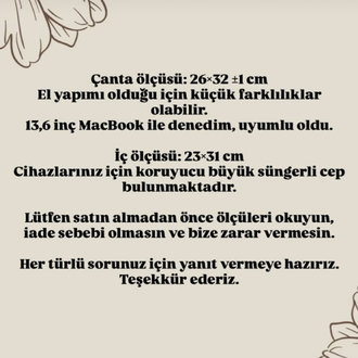 Özel Tasarım El Yapımı Cepli Kılıf Çanta, Tablet Kılıfı, Kitap Kılıfı, Organizer Çanta