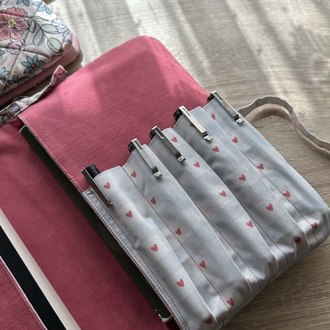 El Yapımı Çok Amaçlı Organizer | Defter ve Kitap Kılıfı (Kalemlikli)
