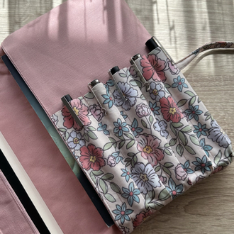 El Yapımı Çok Amaçlı Organizer | Defter ve Kitap Kılıfı (Kalemlikli)