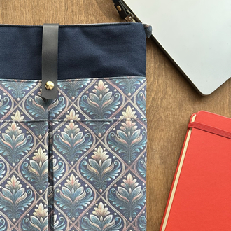 Özel Tasarım El Yapımı Cepli Kılıf Çanta, Tablet Kılıfı, Kitap Kılıfı, Organizer Çanta