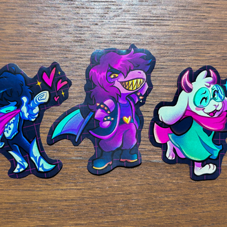 DELTARUNE KRIS STICKER