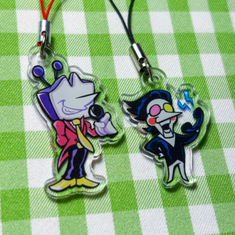 DELTARUNE SPAMTON AKRİLİK CHARM