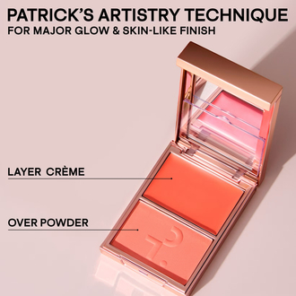PATRICK TA Crème and Powder Blush Duo