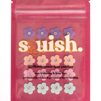 Squish Flower power acne patches