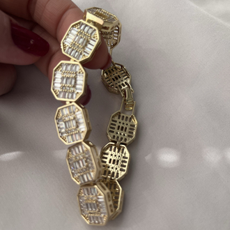 Zirkon Taşlı Diamonds Baget Bileklik