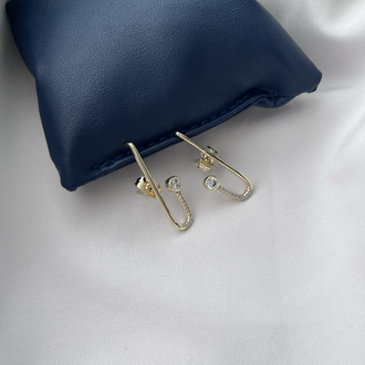 Premium Taşlı Küpe