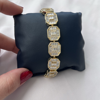 Zirkon Taşlı Diamonds Baget Bileklik
