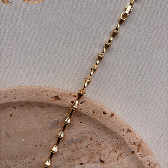 Premium Gold Bambu Model Bileklik