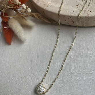 Premium 14 k minimal kalp kolye