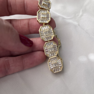 Zirkon Taşlı Diamonds Baget Bileklik