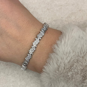 Silver Taşlı Bileklik