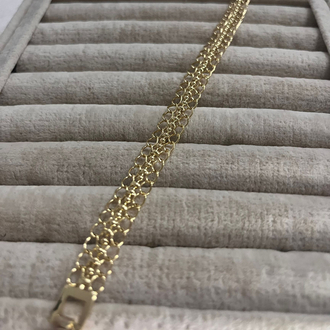 Gold Örme Model Bileklik