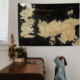 Game Of Thrones Map Duvar Örtüsü