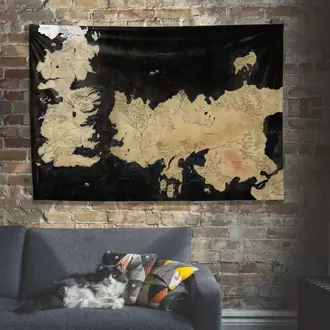 Game Of Thrones Map Duvar Örtüsü
