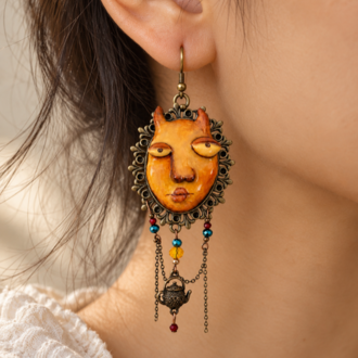 Saffrooz Div Earrings (pair)
