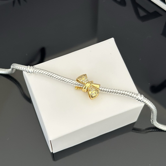 Gold Işıltılı Fiyonk Charm