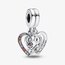 Puzzle Parçası ve Kalpli Arkadaşlık Sallantılı Charm