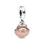 Rose Gold Deniz Kabuğu & Tatlı Su Kültür İncisi Sallantılı Charm