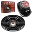 OTO HOPARLÖR OVAL 6X9 1000W KAPAKLI 3 YOLLU 2 ADET POLAXTOR PLX-19710