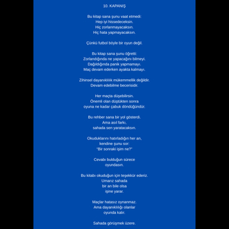 Maç İçi Zihinsel Dayanıklılık El Kitabı (PDF)