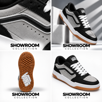 Vans Uptown Low Black/Grey Gum