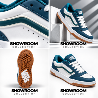 Vans Hylane Unisex Skate Shoes - Blue / White / Gum