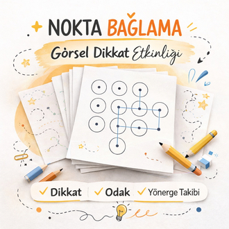 Nokta Bağlama- Görsel Dikkat | 6-9 Yaş